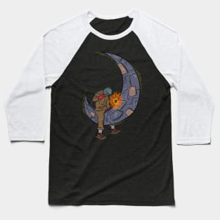 Welder Moon Baseball T-Shirt